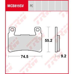 TRW | Bremsbelag Sinter