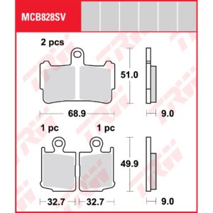 TRW | Bremsbelag Sinter