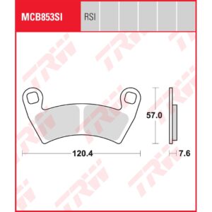 TRW | Bremsbelag Sinter Offroad