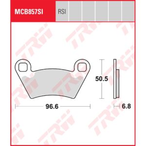 TRW | Bremsbelag Sinter Offroad