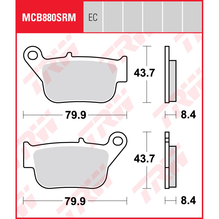 TRW | Bremsbelag Sinter Scooter