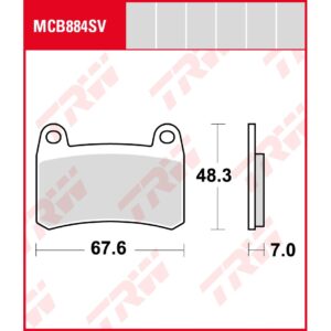 TRW | Bremsbelag Sinter