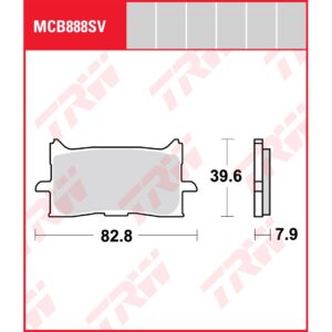TRW | Bremsbelag Sinter
