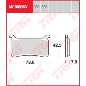 TRW | Bremsbelag Sinter