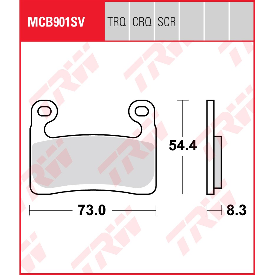 TRW | Bremsbelag Sinter