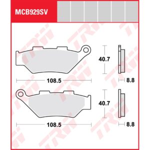 TRW | Bremsbelag Sinter