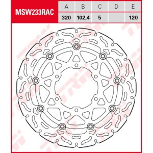 TRW | Bremsscheibe Racing