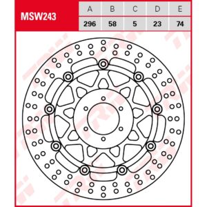 TRW | Bremsscheibe