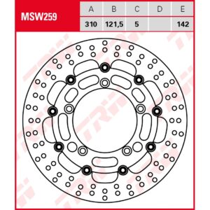 TRW | Bremsscheibe