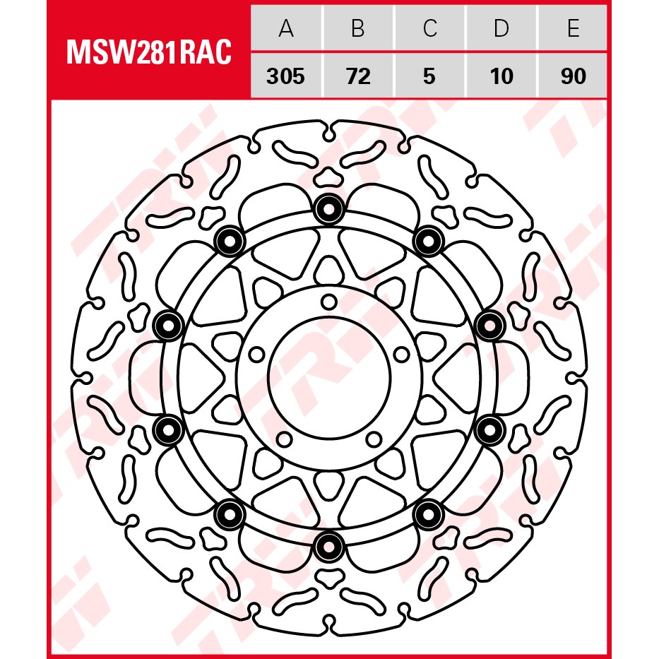TRW | Bremsscheibe racing