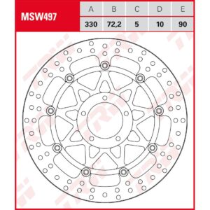 TRW | Bremsscheibe
